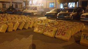 Nador : Saisie de plus de 5 tonnes de chira, 5 arrestations