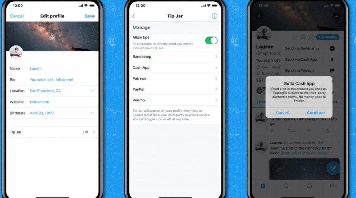 Twitter propose aux utilisateurs de donner des "pourboires" à leurs comptes fav…