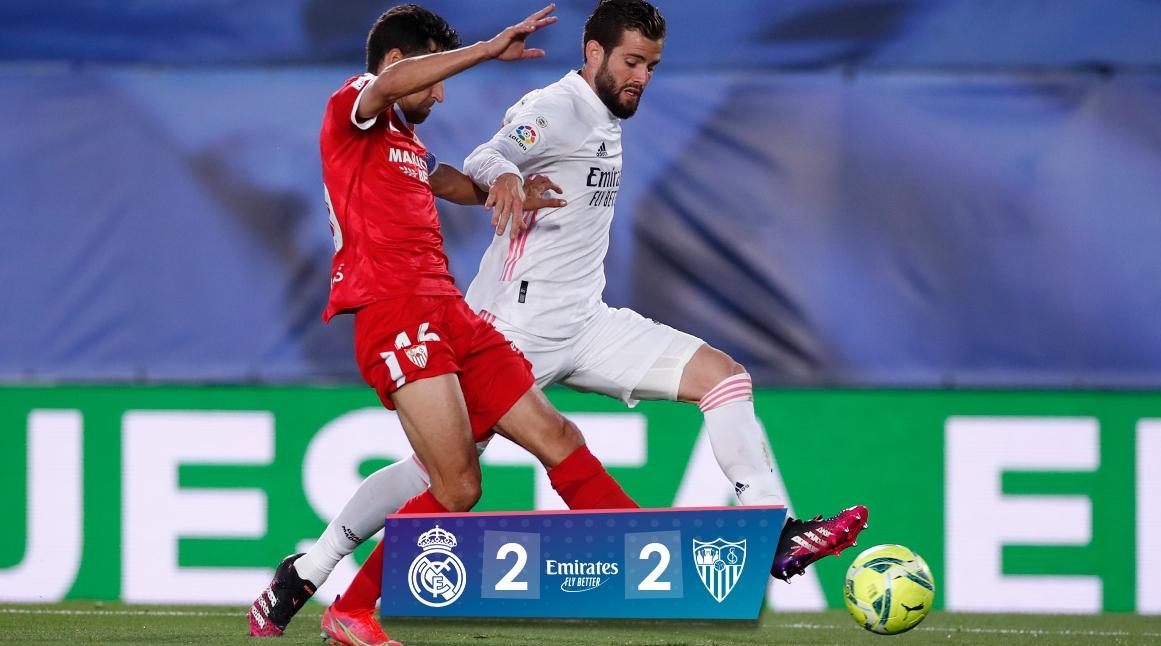 ريال مدريد ينجو من الخسارة أمام إشبيلية ويضيع فرصة تصدر الليغا