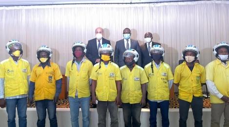 Don marocain de 1.000 casques homologués de protection au profit de cyclomoteur…