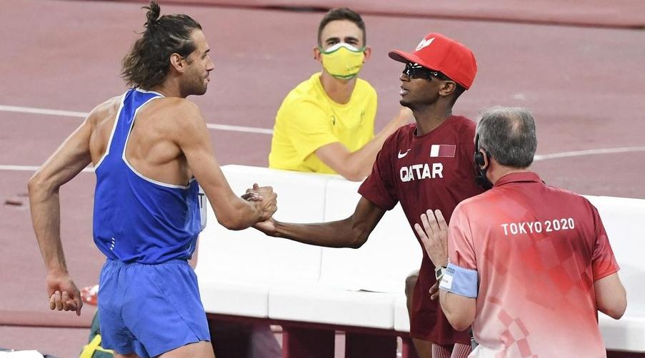 JO-2020: l'Italien Tamberi et le Qatari Barshim sacrés champions olympiques de …