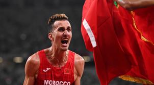 JO: Soufiane El Bakkali remporte la médaille d'or du 3000 m steeple (Vidéo-Phot…