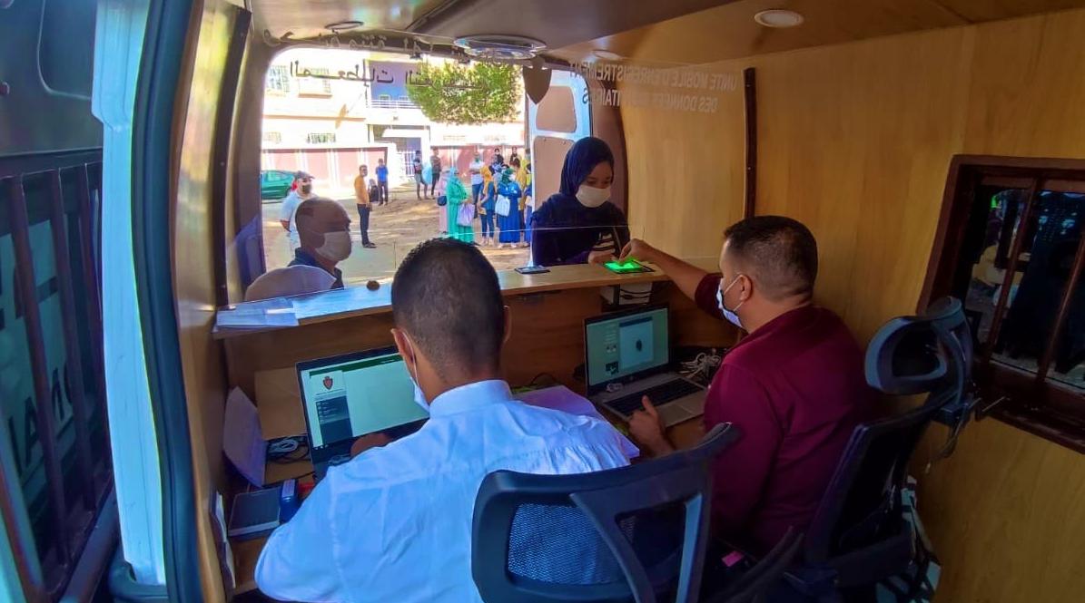 La DGSN continue de mobiliser ses unités mobiles d’enregistrement des données i…