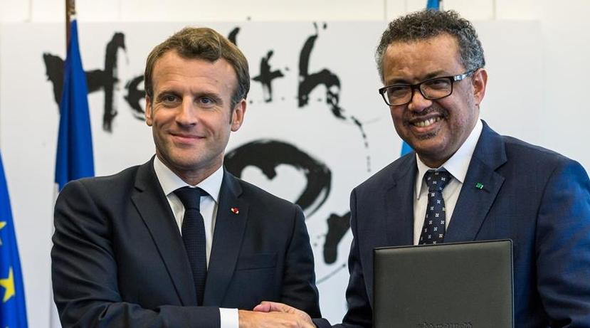 France: Emmanuel Macron et Tedros Adhanom Ghebreyesus installent à Lyon l'acadé…
